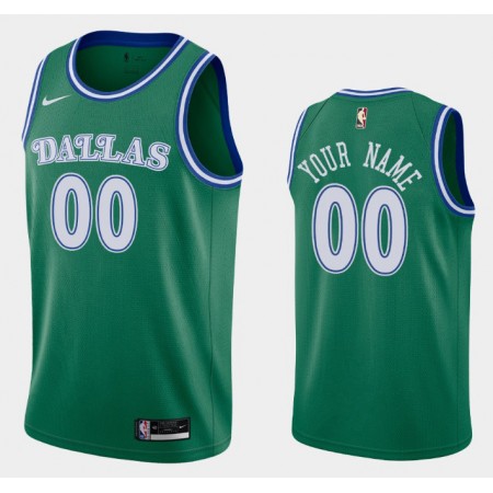 Män Dallas Mavericks Tröja Benutzerdefinierte 2020-2021 Nike Hardwood Classics Swingman